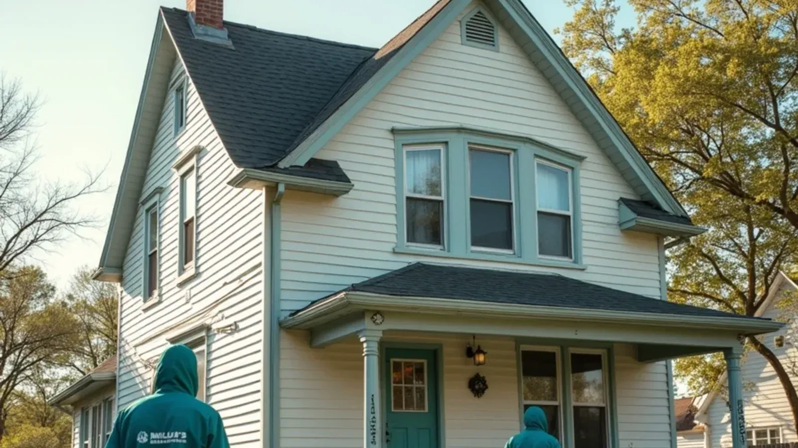 Older frame home near downtown North Vernon, IN served by Miller's Pest Control